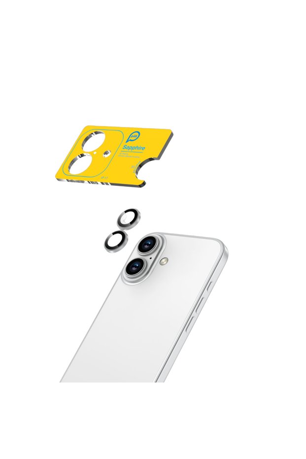 iPhone 17 Silver Sapphire Lens Protector