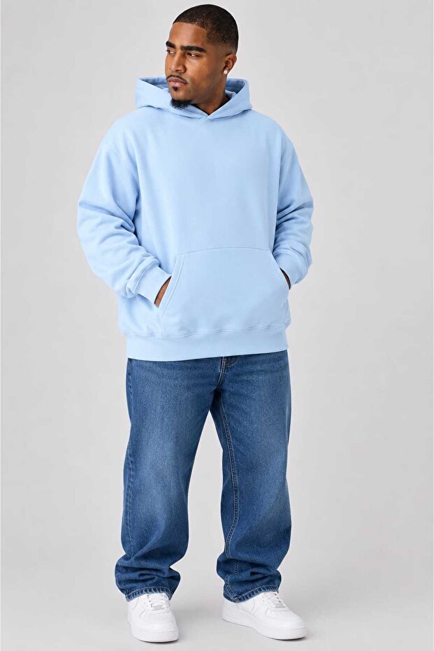 3 Yarn Combed Cotton Plus Size Unisex Sweatshirt Mw2