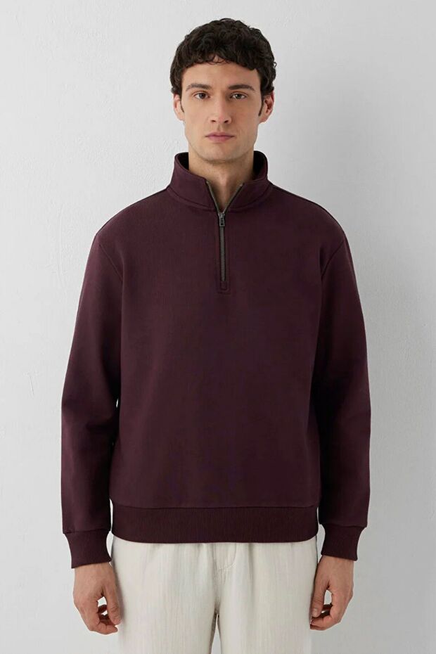 Half Zipper Men's Sweat M0S20027-70223