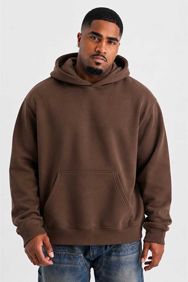 3 Yarn Combed Cotton Plus Size Unisex Sweatshirt Mw3