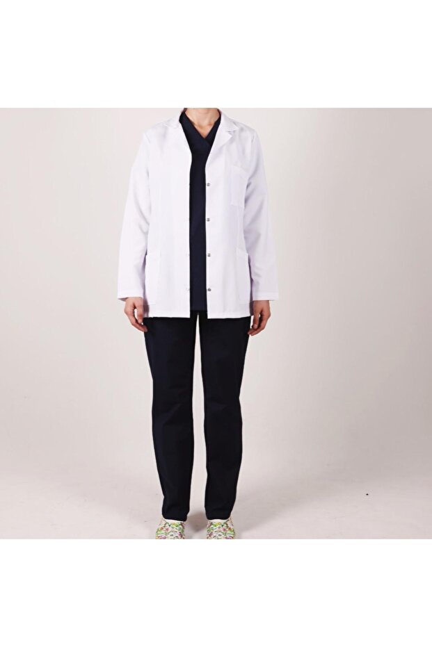 Women Teacher Doctor Student Classic Collar Apron