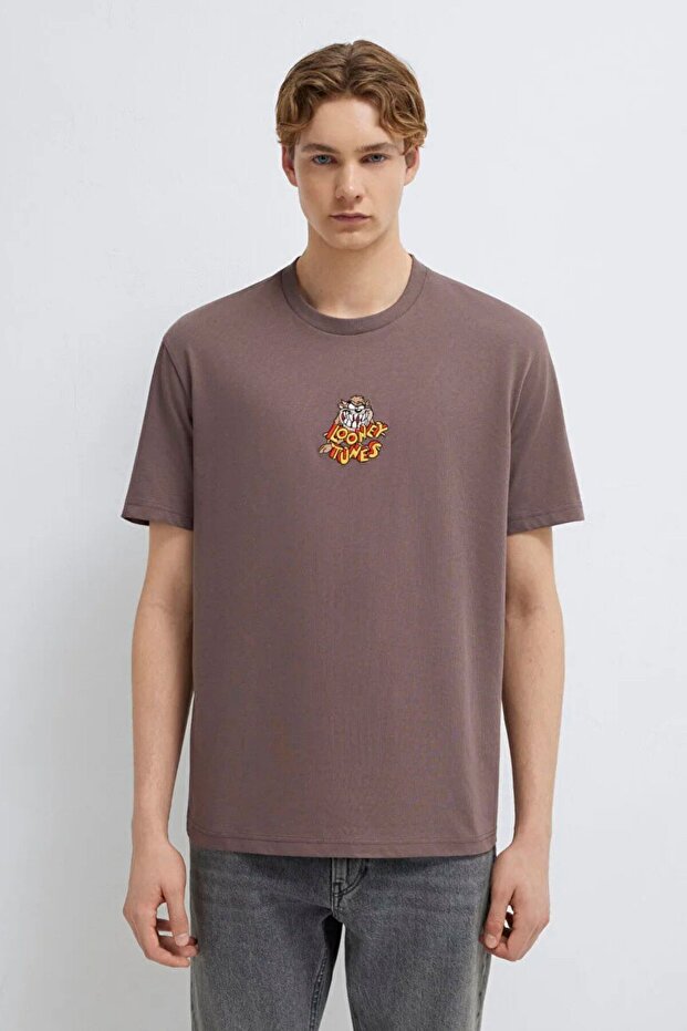 Tasmanian Devil Plum Truffle Men's T-Shirt M0612657-86683