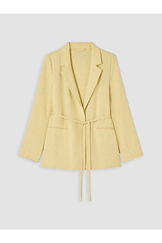 Women's Belted Detailed Blazer Jacket
