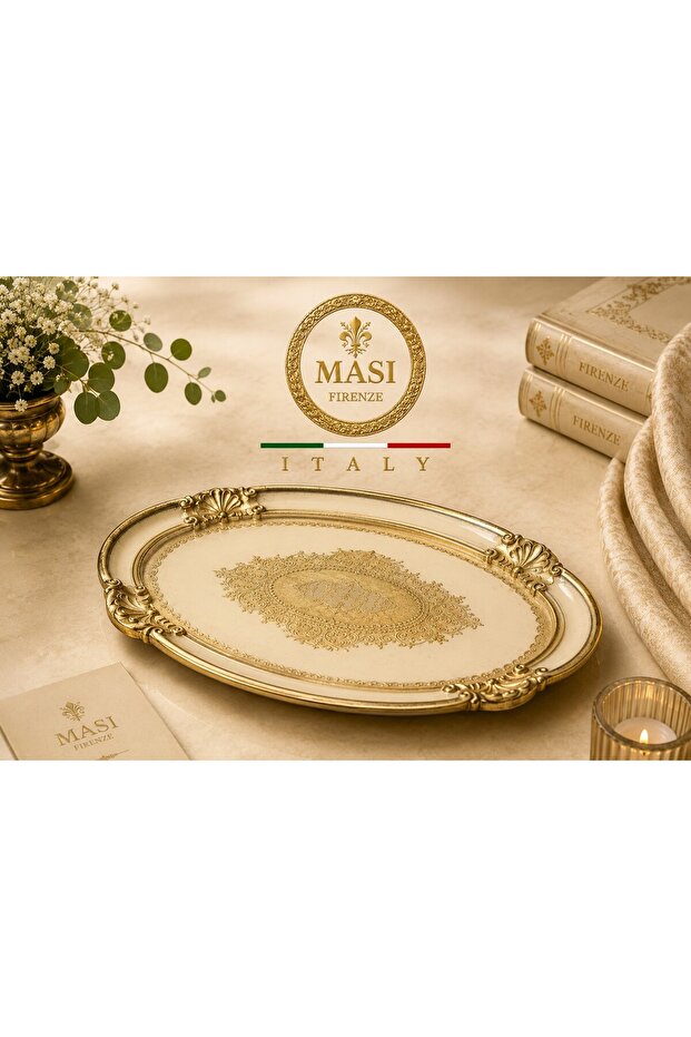 Masi Rosewood 30X22 Oval Coffee Tray
