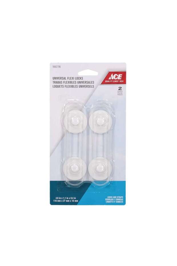 Plastic Flexi Lock Pack (11.6 x 2.7 x 1 cm, 2 Pc.)