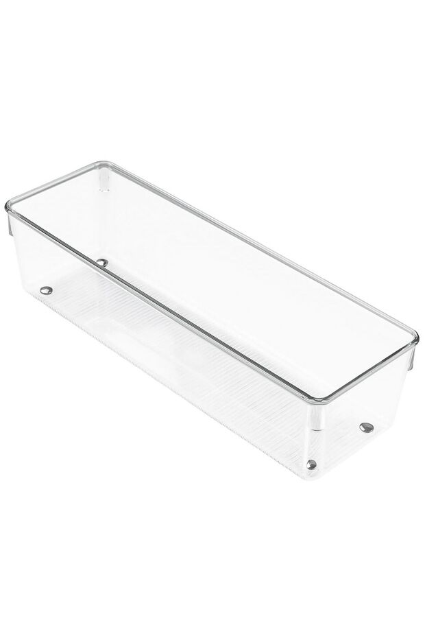 58930 Linus Drawer Organizer (4 × 16 × 3 cm, Clear )