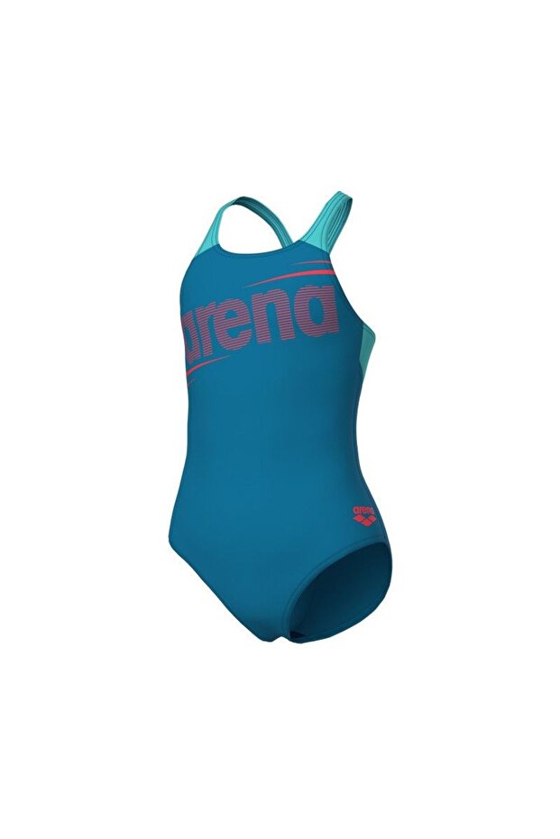 G Bold Swimsuit V Back Blue Girls' Swimsuit 011755680