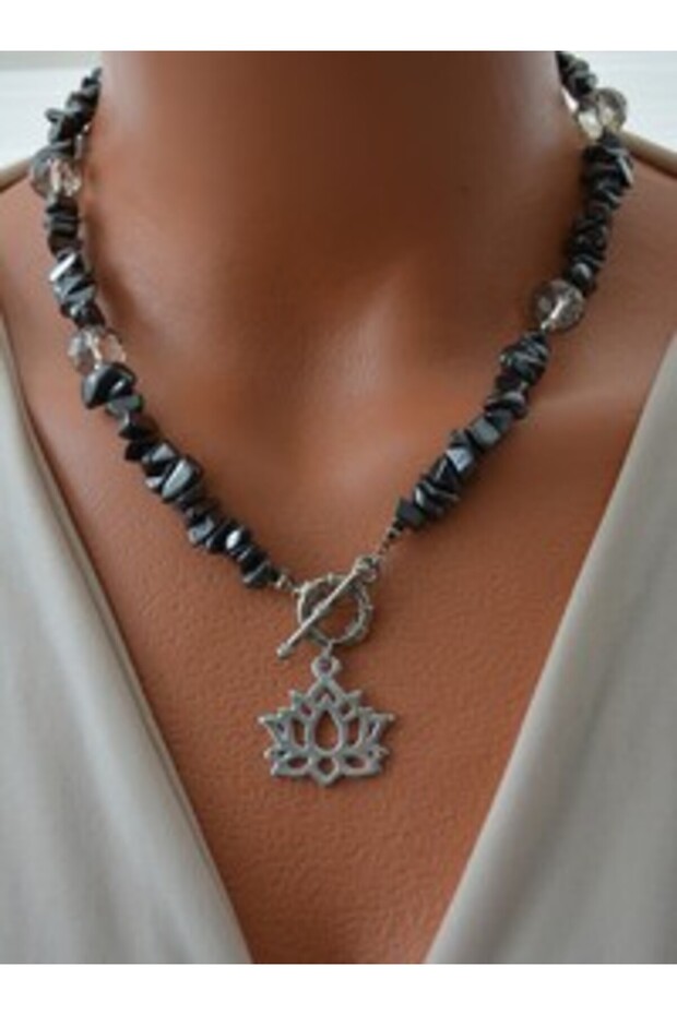Necklace - Silver Color -