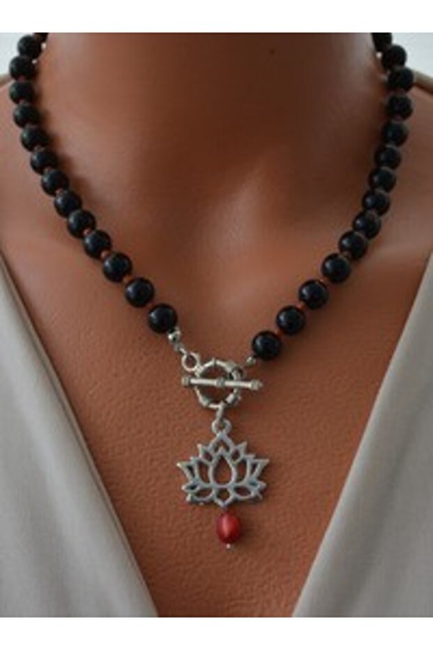 Necklace - Silver Color -