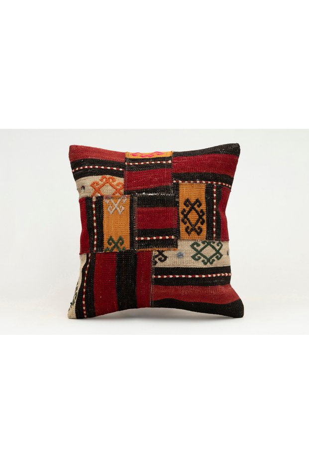 Handmade Old Kilim Rug Vintage Made in the 1930S, 1940S, 40X40 cm