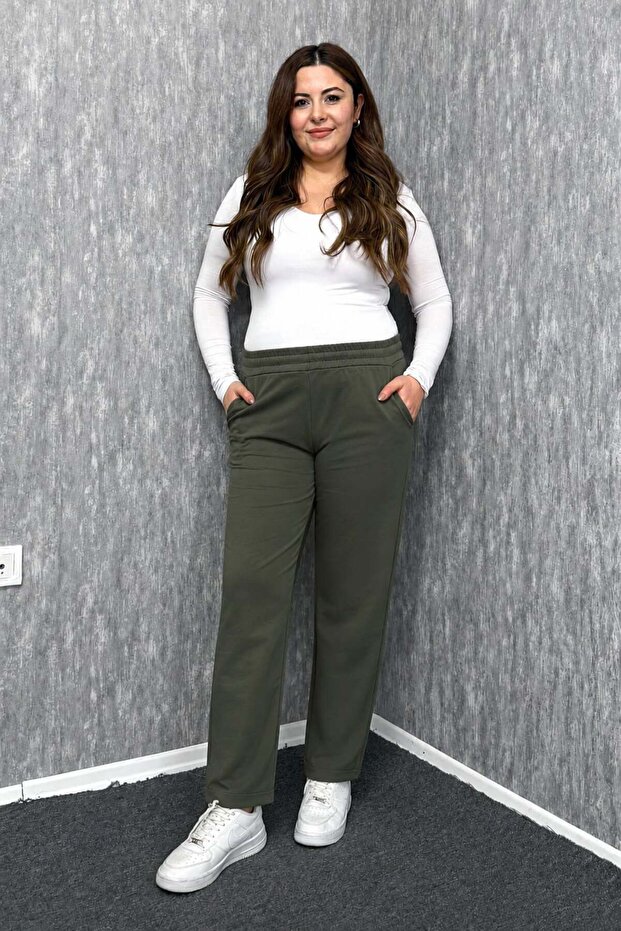 Women's Plus Size Cuffed Ankle Length Modal Pants 7551