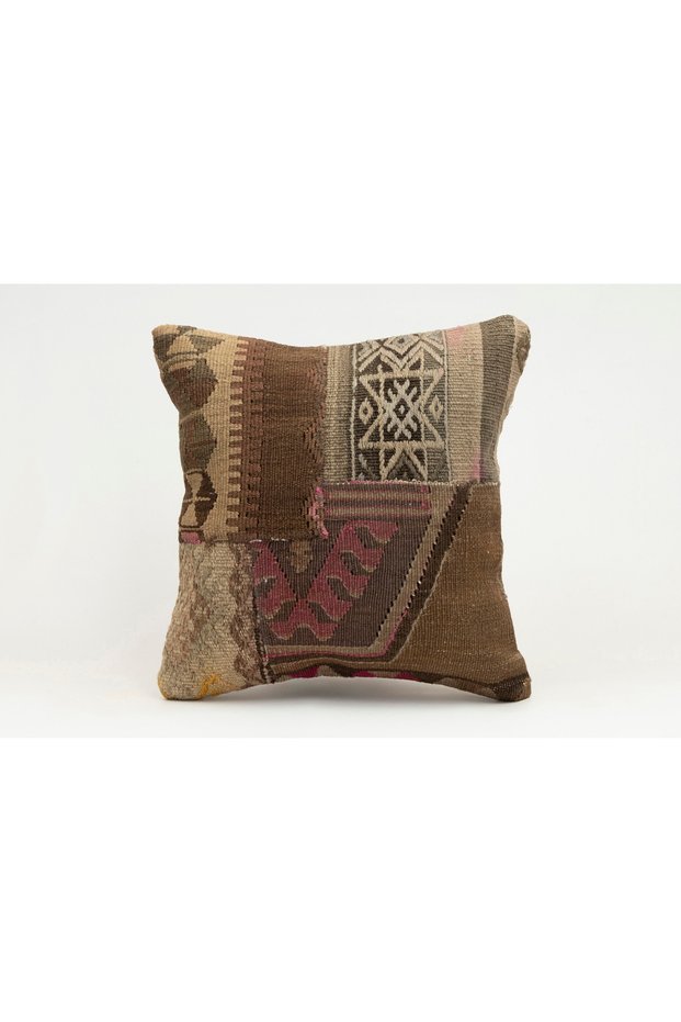 Handmade Old Kilim Rug Vintage Made in the 1930S, 1940S, 40X40 cm