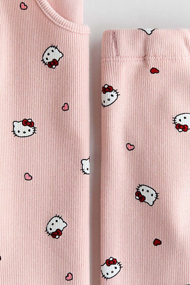 2-piece printed cotton set