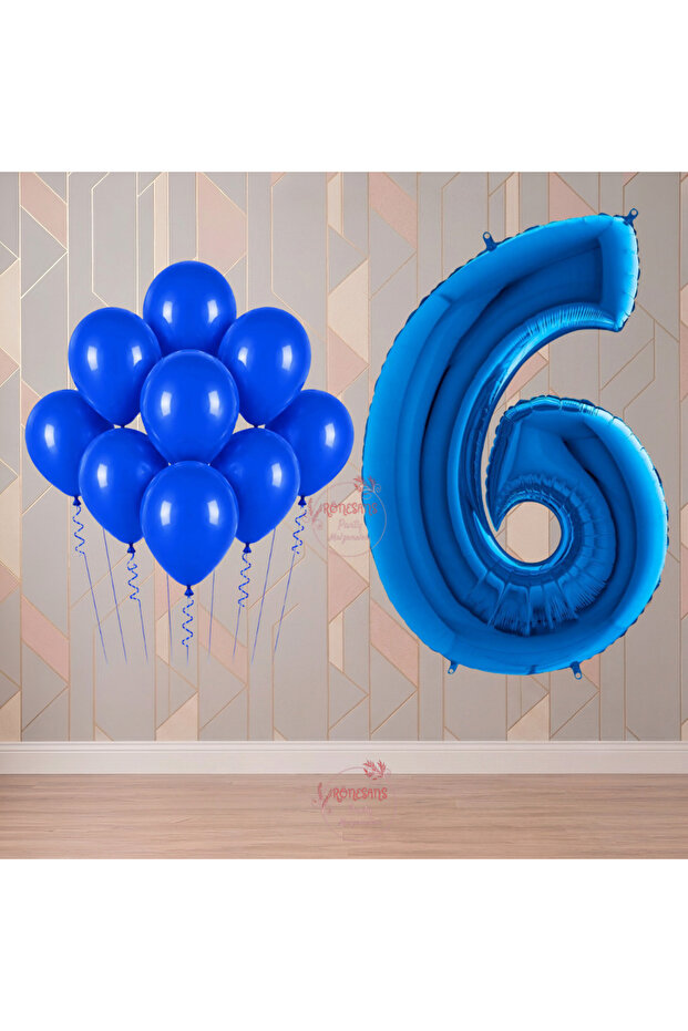 مجموعة حفلات عيد الميلاد ذات الطابع الأزرق لعمر 6 سنوات من رونيسانس