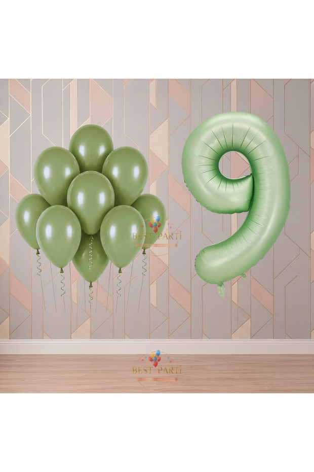 Best 9 Year Old Green Themed Birthday Party Set