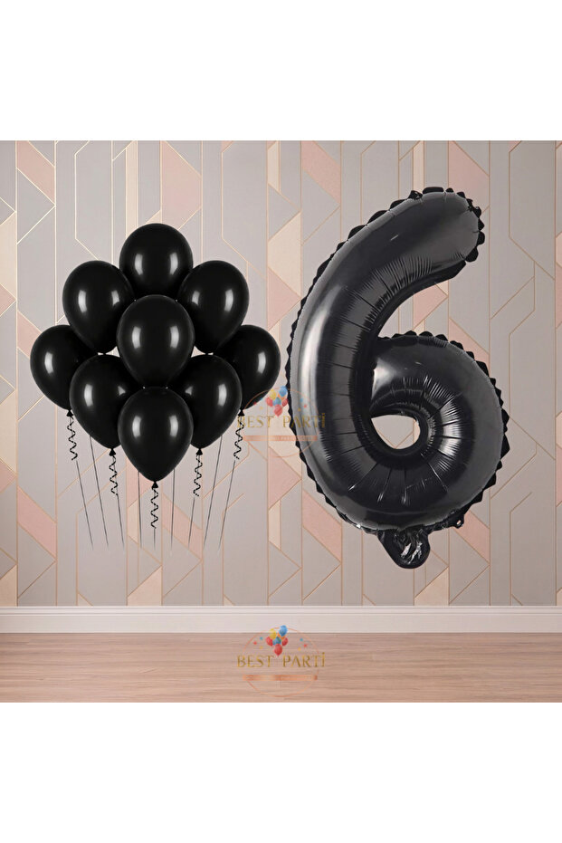 Best 6 Year Old Black Themed Birthday Party Set