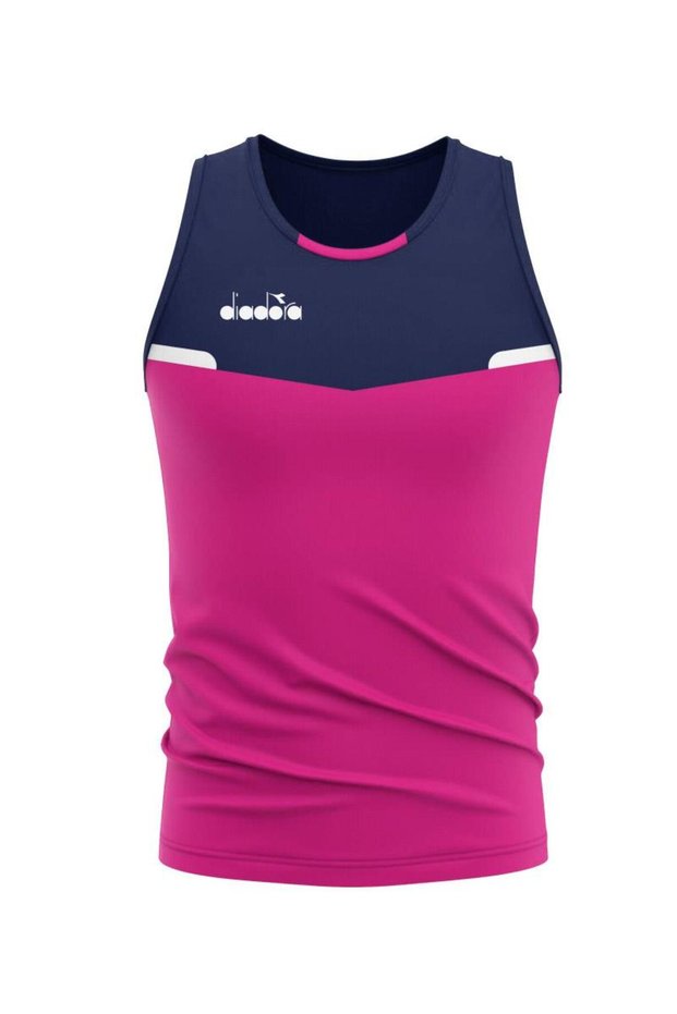 Elens Women's T-Shirt Fuchsia Navy Blue