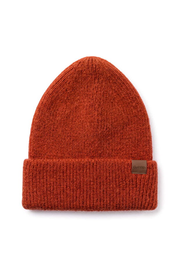 Unisex Alpaca Wool Folded Plain Beret
