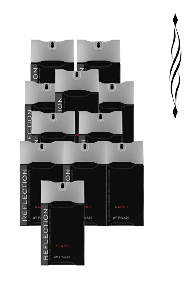 11 قطعة عطر ريفلكشن بلاك 100 مل