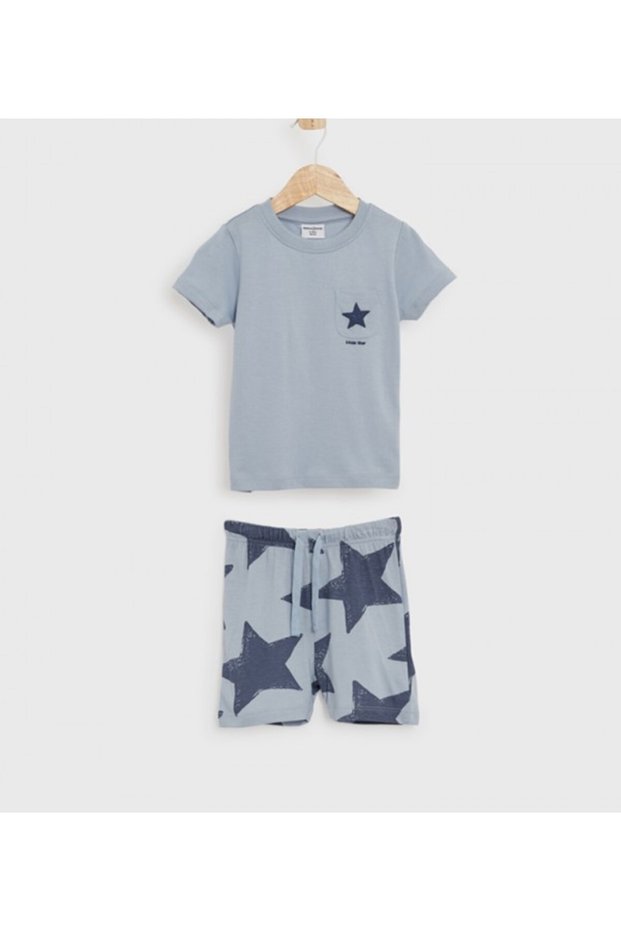 Plain Crew Neck Pajama Sets