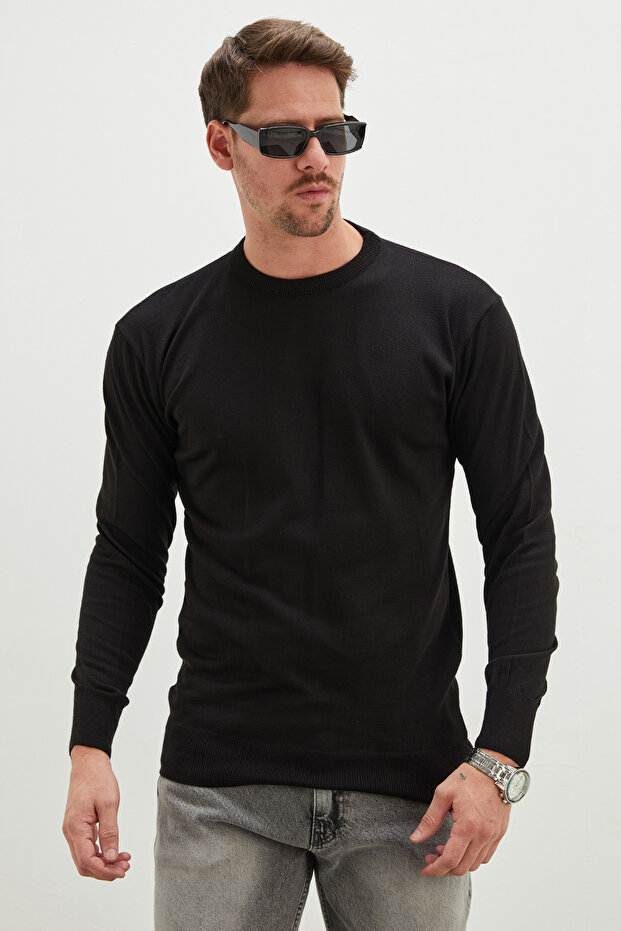 Basic Crew Neck Regular Fit Knitwear Sweater