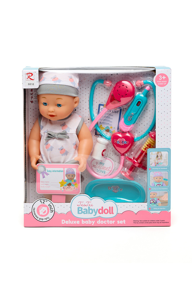 Printed Multicolor Baby Dolls Play Sets
