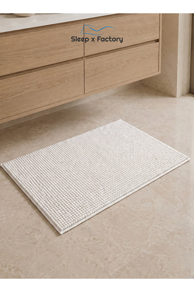 Bath Mat 60×90 cm – Soft Absorbent Bathroom Rug – Quick Dry Polyester Bath Carpet