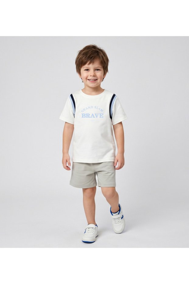 Plain Crew Neck Short Set