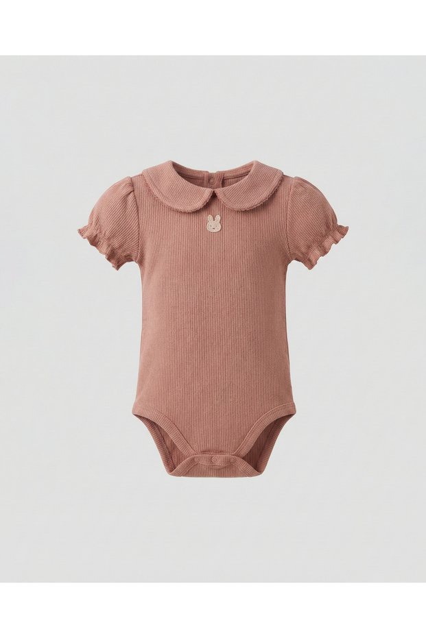 Plain Peter Pan Collar Romper