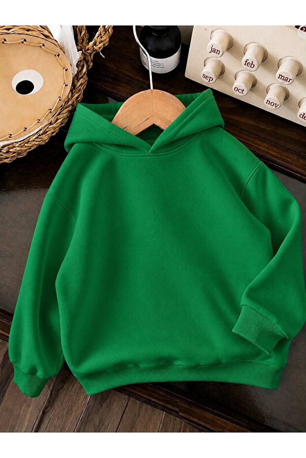 3 Yarn Combed Cotton Unisex Children's Hooded Sweat Ww1