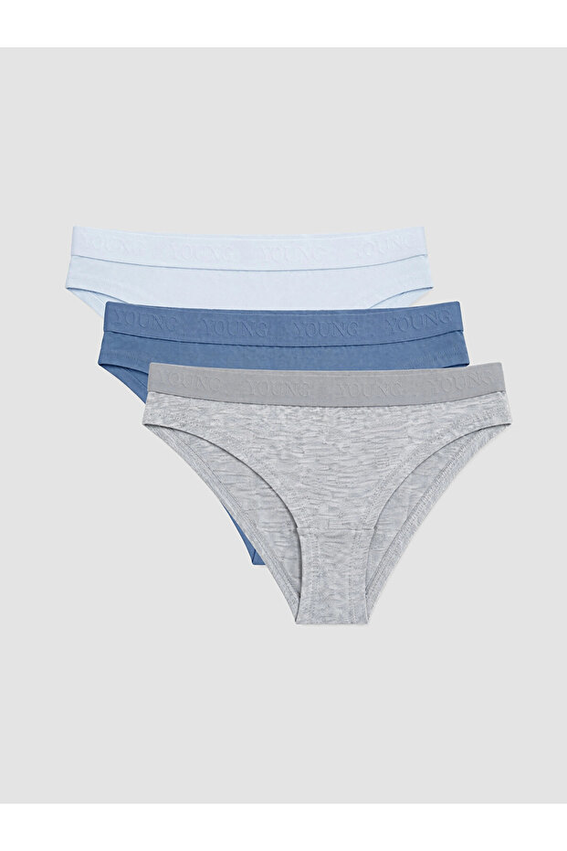 Lcw Young Blue Bikini Panties 3-Pack