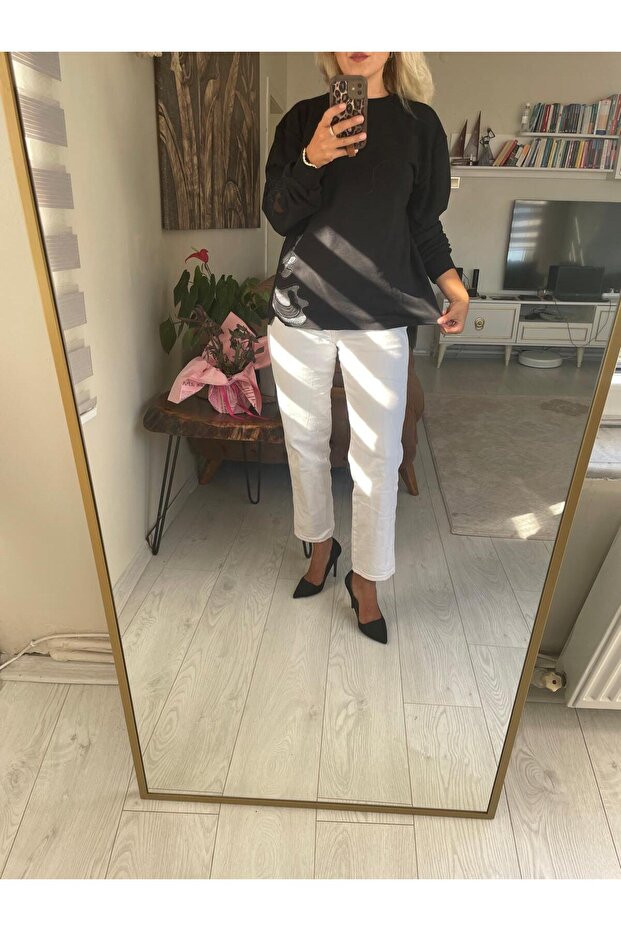 Nakışlı Sweatshirt