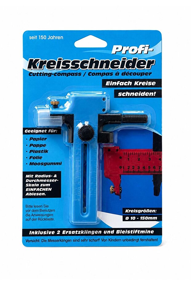 Circle Cutting Tool with Scale, Small Size