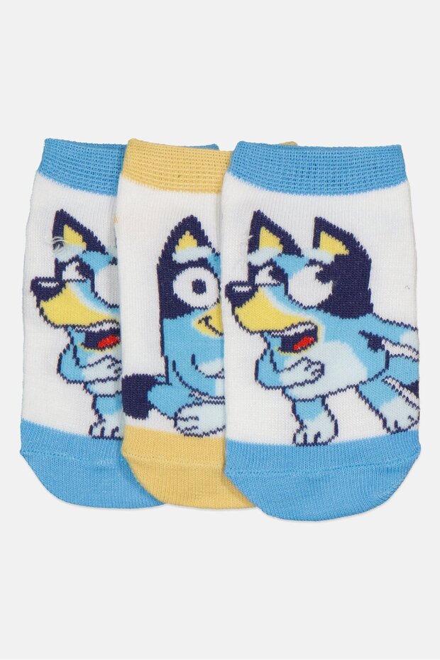 Toddlers Boy 3 Pairs Graphic Print Socks, Multicolor