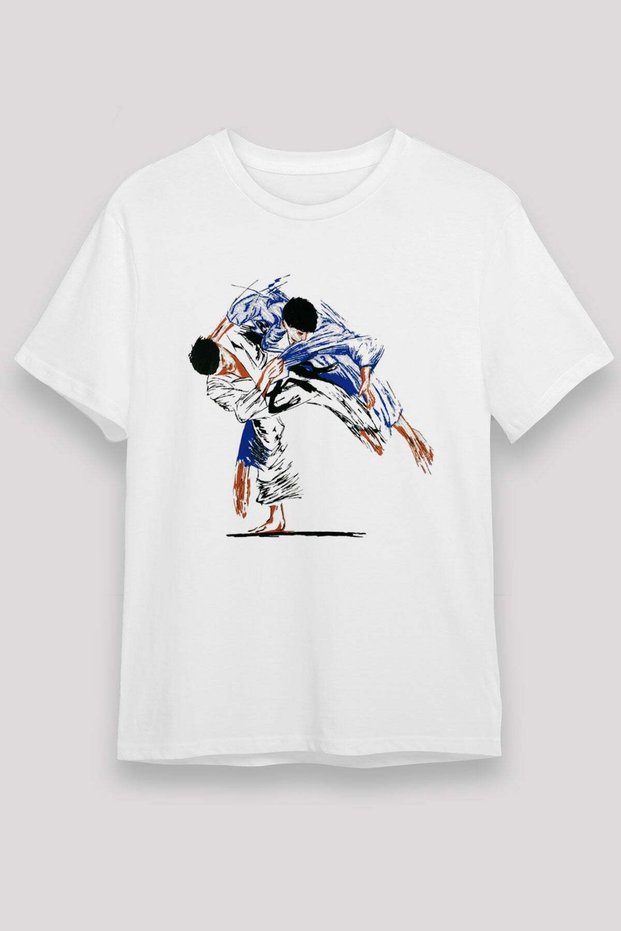 Judo White Unisex T-Shirt T-Shirt