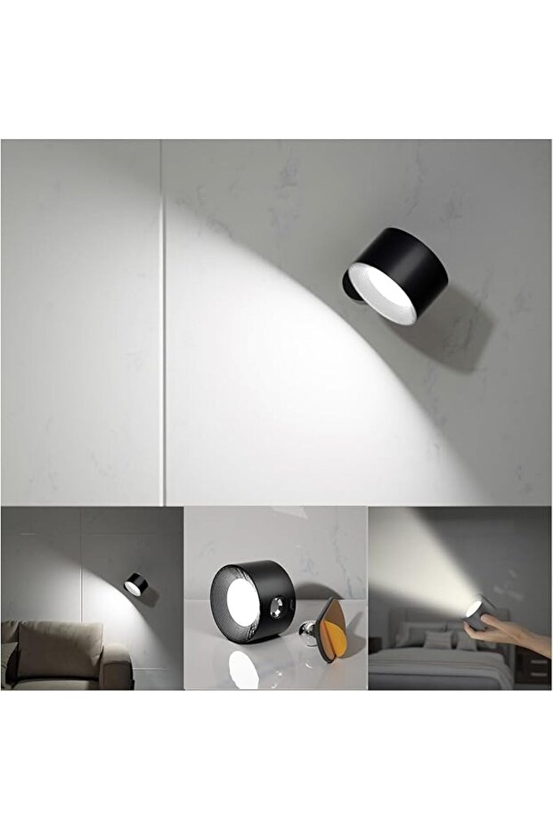 مصابيح قراءة LED من كوبالا، إضاءة جدارية بثلاث درجات حرارة لونية وثلاث مستويات سطوع قابلة للتعديل