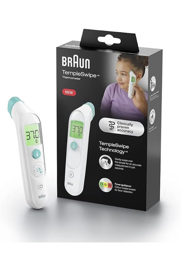 Braun No touch + touch forehead thermometer with Age Precision Technology (PositionCheck, dual techn