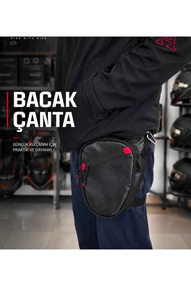 Bacak çantası 2 gözlü