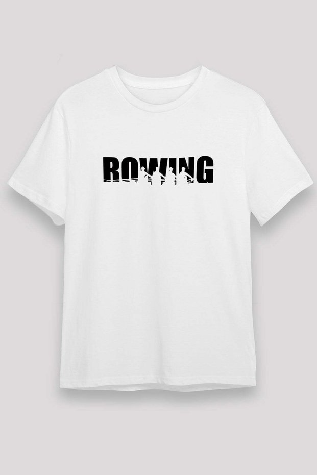 Paddle Printed Unisex White T-Shirt - Tshirt