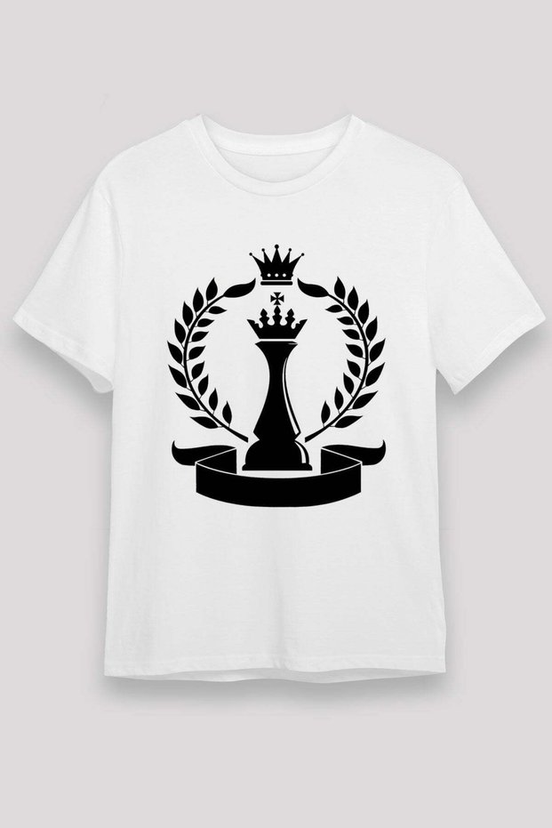 Chess White Unisex T-Shirt T-Shirt