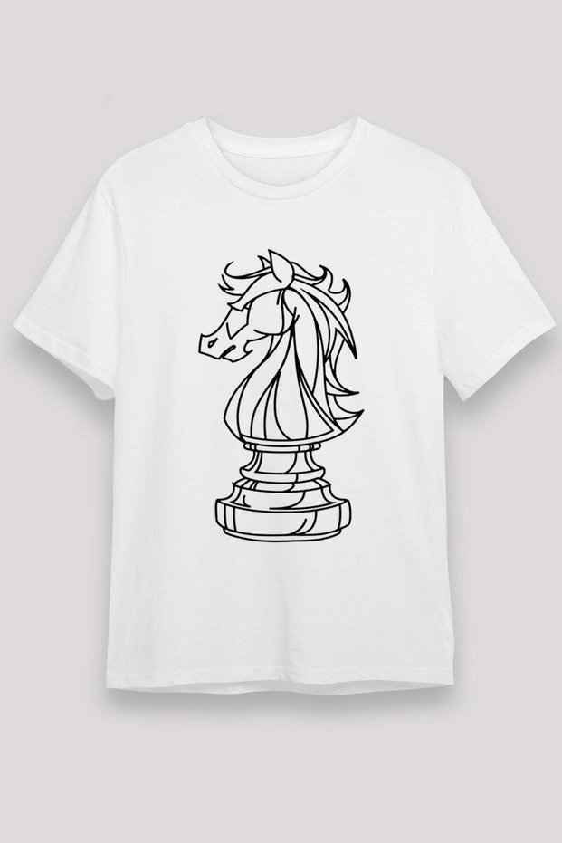 Chess White Unisex T-Shirt T-Shirt