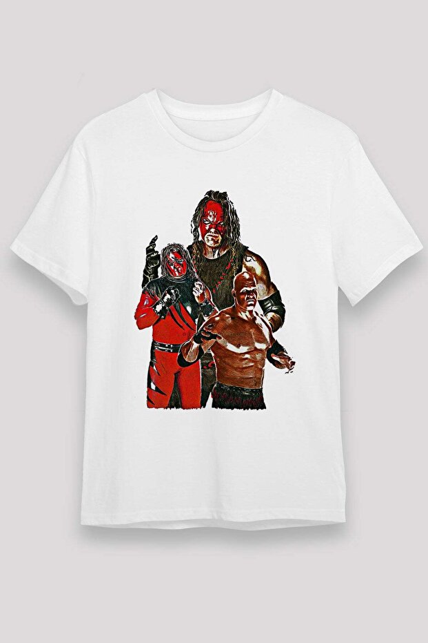 Kane Unisex Printed White T-Shirt - Tshirt