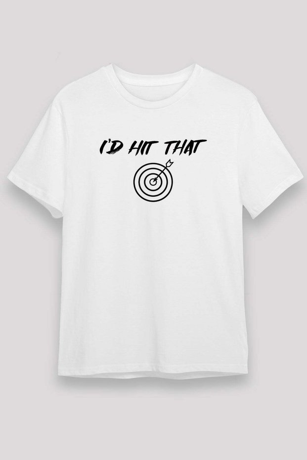 Archery Printed Unisex White T-Shirt - Tshirt