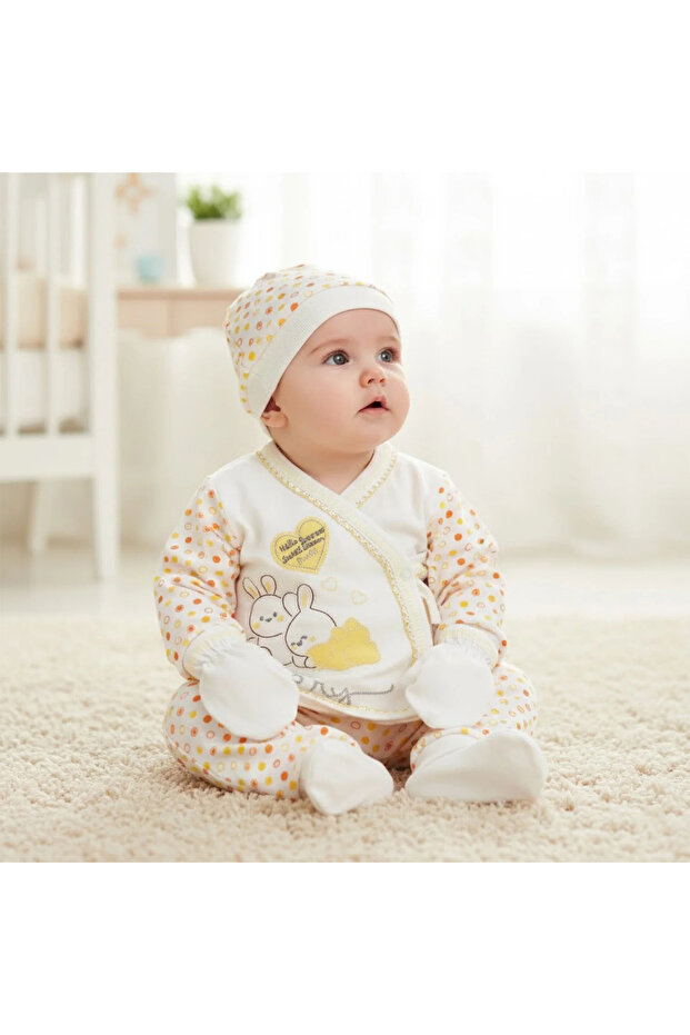 Chery Yellow 7-Piece Baby Hospital Exit Set