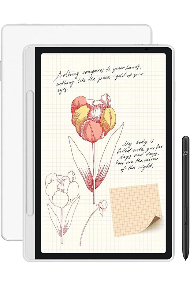 XPPen Magic Note Pad بشاشة ملونة مقاس 10.9 بوصة، معدل تحديث 90 هرتز، 16.7 مليون لون، دفتر ملاحظات ذكي.