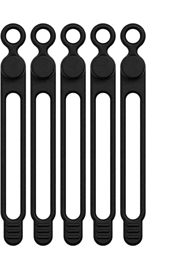5 Pcs Silicone Cable Organizer Management, Button Design, Lightweight & Portable, Cord Holde
