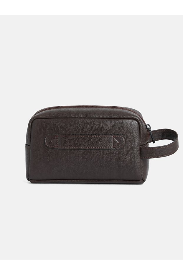Peak New Season Brown Leather-Look Men's Handbag