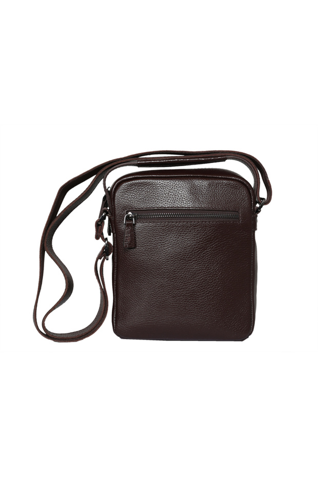 Men's Genuine Leather Adjustable Hand and Shoulder Bag