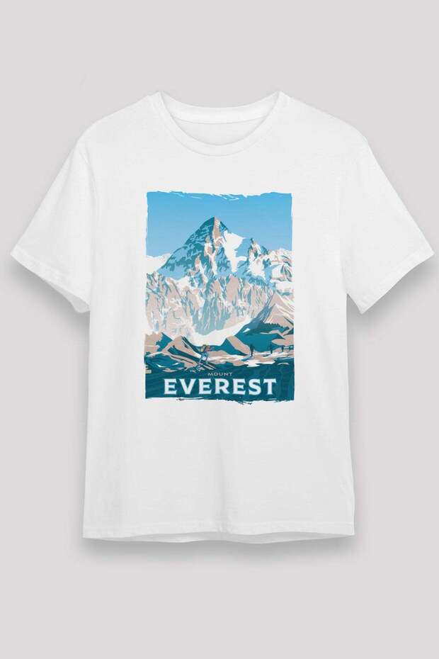 Everest White Unisex T-Shirt T-Shirt