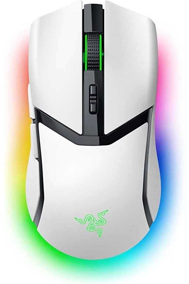 فأرة ألعاب لاسلكية ريزر كوبرا برو: 10 أزرار قابلة للتخصيص، إضاءة كروما RGB، مستشعر بصري بدقة 30 ألف نقطة في البوصة